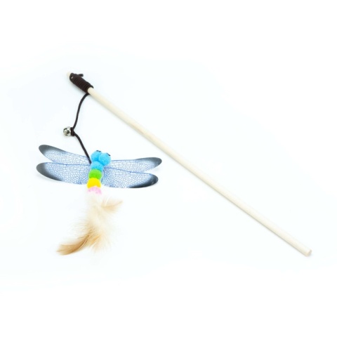 BUBA Wędka dla kota z ważką