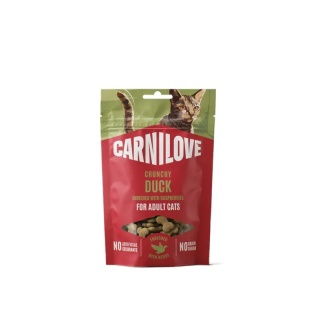 CARNILOVE CAT Snack Fresh Crunchy Duck & Raspberries -Kaczka z malinami 50g
