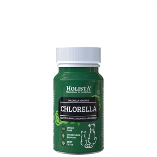 Holista Chlorella 90 tabletek dla kotów wsparcie nerek, wsparcie organizmu