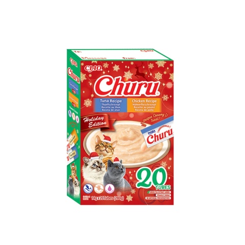 INABA CHURU Box Limitowana Edycja Kremowe przysmaki dla kotów 20x14g (280g)