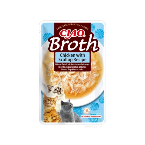 Inaba Ciao Broth Box Mix Smaków 24 sztuki - zupki 960 g