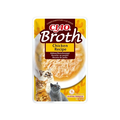 Inaba Ciao Broth Box Mix Smaków 24 sztuki - zupki 960 g