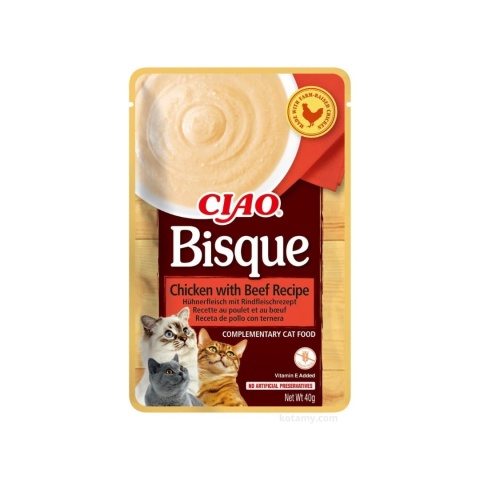Inaba Ciao Bisque Box Mix smaków 24 sztuki- zupka potrawka w sosie dla kota 960g