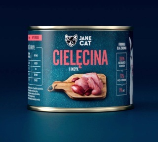 Karma mokra premium John Dogs for cats Cielęcina i indyk 200g