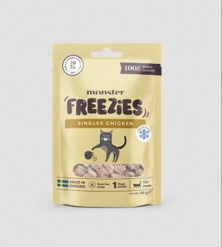 Monster Cat Freeze Dried Treats - Liofilizowane przysmaki Kurczak 45 g