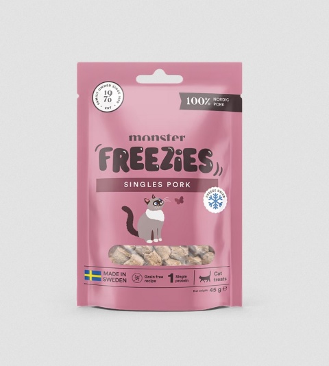 Monster Cat Freeze Dried Treats - Liofilizowane przysmaki Wieprzowina 45 g