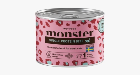 Monster Cat Adult Single Protein Beef - karma mokra Monobiałkowa Wołowina 200g
