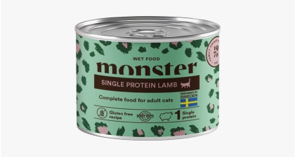 Monster Cat Adult Single Protein Lamb - karma mokra Monobiałkowa Jagnięcina 200g