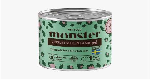 Monster Cat Adult Single Protein Lamb - karma mokra Monobiałkowa Jagnięcina 200g