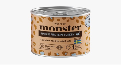 Monster Cat Adult Single Protein Turkey - karma mokra Monobiałkowa Indyk 200g