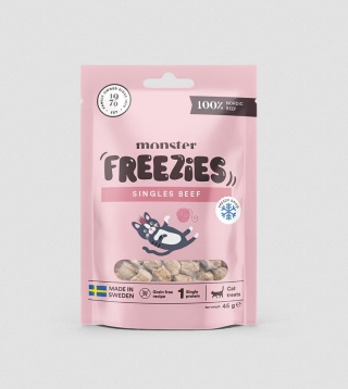 Monster Cat Freeze Dried Treats - Liofilizowane przysmaki Wołowina 45 g