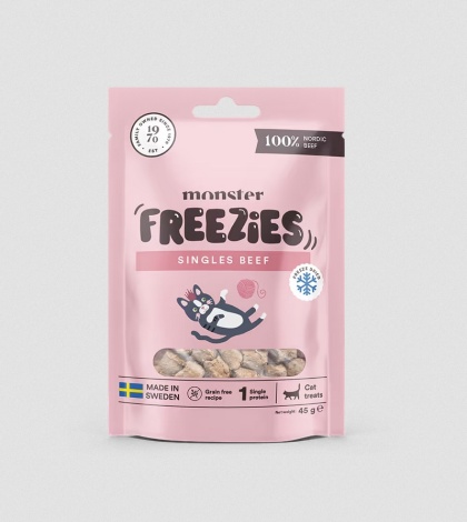 Monster Cat Freeze Dried Treats - Liofilizowane przysmaki Wołowina 45 g