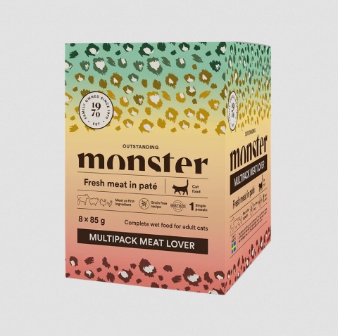 Monster Cat Adult Multipack Meat Lover -karma mokra 8x 85g