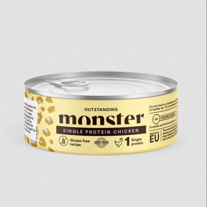 Monster Cat Adult Single Protein Chicken - karma mokra Monobiałkowa Kurczak 100g