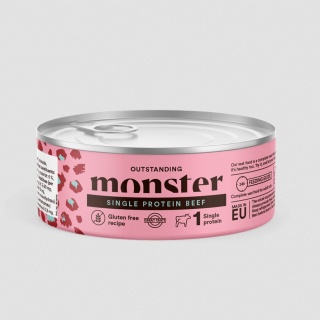 Monster Cat Adult Single Protein Beef - karma mokra Monobiałkowa Wołowina 100g