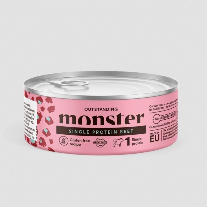 Monster Cat Adult Single Protein Beef - karma mokra Monobiałkowa Wołowina 100g