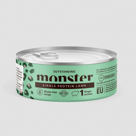 Monster Cat Adult Single Protein Lamb - karma mokra Monobiałkowa Jagnięcina 100g