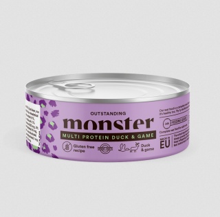 Monster Cat Adult Multi Protein Duck and Game - karma mokra Kaczka i Jeleń 100g