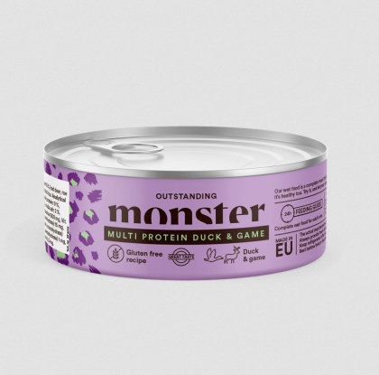 Monster Cat Adult Multi Protein Duck and Game - karma mokra Kaczka i Jeleń 100g