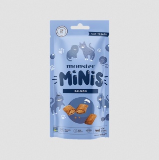 Monster Cat Minis Salmon- Przysmaki dla kota Łosoś 60g