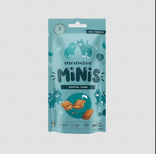 Monster Cat Minis Dental Care - Przysmaki dla kota Dentystyczne 60g
