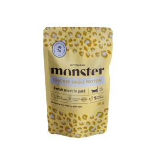 Monster Cat kurczak monoproteinowa, karma premium saszetka 85g