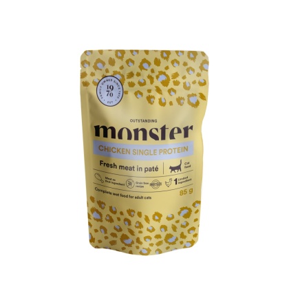 Monster Cat kurczak monoproteinowa, karma premium saszetka 85g