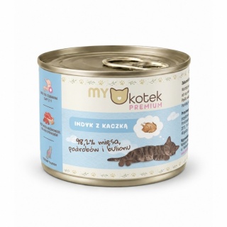 Mykotek Premium Indyk z kaczką 185g