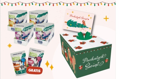 Świąteczna Edycja Limitowana Animal Island w galaretce 48x85g + 2 GRATIS saszetki MIX