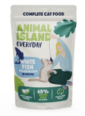Animal Island 40x85g saszetki MIX Wołowina Kurczak Indyk i Biała ryba