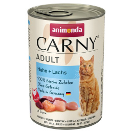 Animonda Carny Adult Kurczak z łososiem puszka 400g