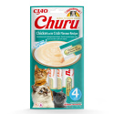INABA CHURU Kremowe przysmaki dla kotów kurczak i krab 4x14g