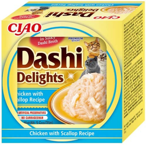 INABA Dashi Delights mus kurczaka z przegrzebkami 70g zupka INABA Dashi Delights mus kurczaka z przegrzebkami 70g zupka