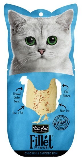 Kit Cat Fillet Fresh Kurczak & wędzona ryba 30g Kit Cat Fillet Fresh Kurczak & wędzona ryba 30g