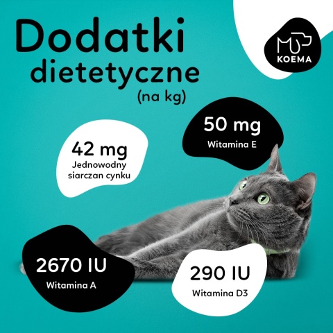 Koema Mus dla kota indyk z kaczką 400g Koema Mus dla kota indyk z kaczką 400g