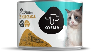 Koema Mus dla kota kurczak 200g