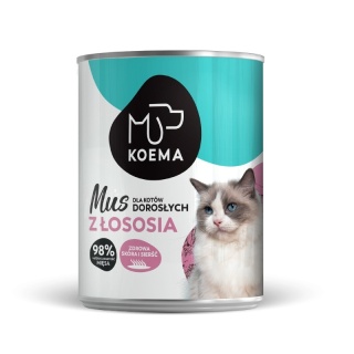 Koema Mus dla kota łosoś 400g
