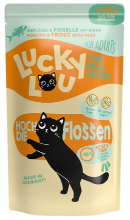 Lucky Lou Lifestage Adult drób i pstrąg saszetka 125g
