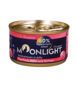 MOONLIGHT DINNER nr 6 Tuńczyk kurczak i krewetki w galaretce 80 g