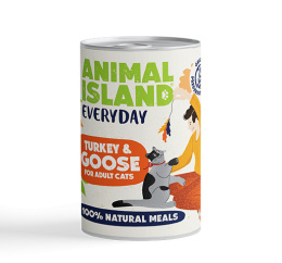 Zestaw 6 SZTUK Animal Island Puszki 6x400g