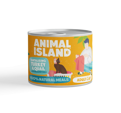 Zestaw 5 SZTUK Animal Island Puszki 5x200g Zestaw 5 SZTUK Animal Island Puszki 5x200g