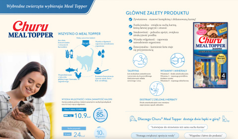 INABA CHURU Meal Topper dosmaczacz dla kotów kurczak 4x14g INABA CHURU Meal Topper dosmaczacz dla kotów kurczak 4x14g