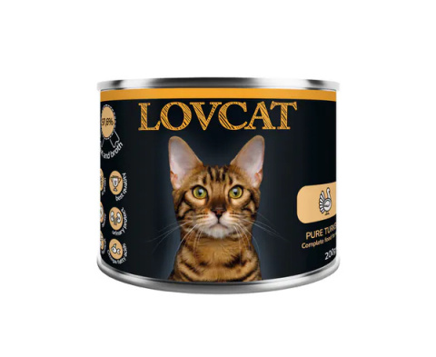 Lovcat Zestaw Testowy 7 smaków, puszki 6x200g, 1x190g Lovcat Zestaw Testowy 7 smaków, puszki 6x200g, 1x190g