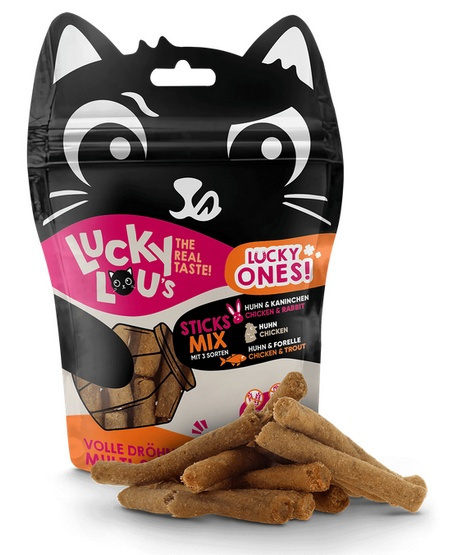 Lucky Lou Lucky Ones Sticks mixpack - przysmak dla kota 50g Lucky Lou Lucky Ones Sticks mixpack - przysmak dla kota 50g
