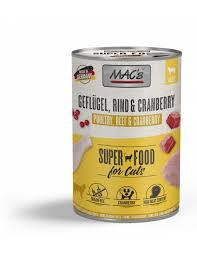 MAC's Drób, Wołowina i Żurawina puszka 400 g MAC's Drób, Wołowina i Żurawina puszka 400 g