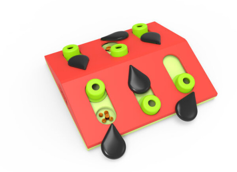 Nina Ottosson Cat Melon Madness Treat Puzzle Level 2 - gra logiczna dla kota, poziom 2 Nina Ottosson Cat Melon Madness Treat Puzzle Level 2 - gra logiczna dla kota, poziom 2