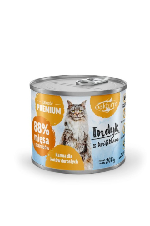 Oakfarm karma Indyk z królikiem 200g Oakfarm karma Indyk z królikiem 200g