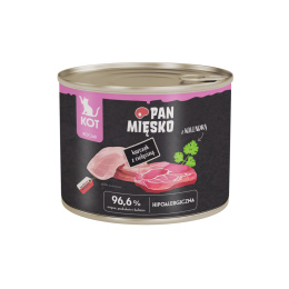 Pan Mięsko Karma mokra dla kociąt Kurczak z cielęciną 200g