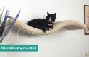 Półka ścienna dla kota, wisząca FALA SP 75 cm