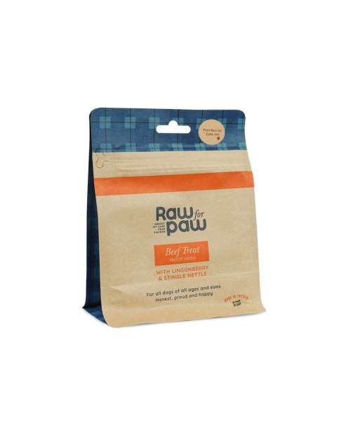 RAW for PAW Beef - wołowina liofilizowane przysmaki (50g) RAW for PAW Beef - wołowina liofilizowane przysmaki (50g)